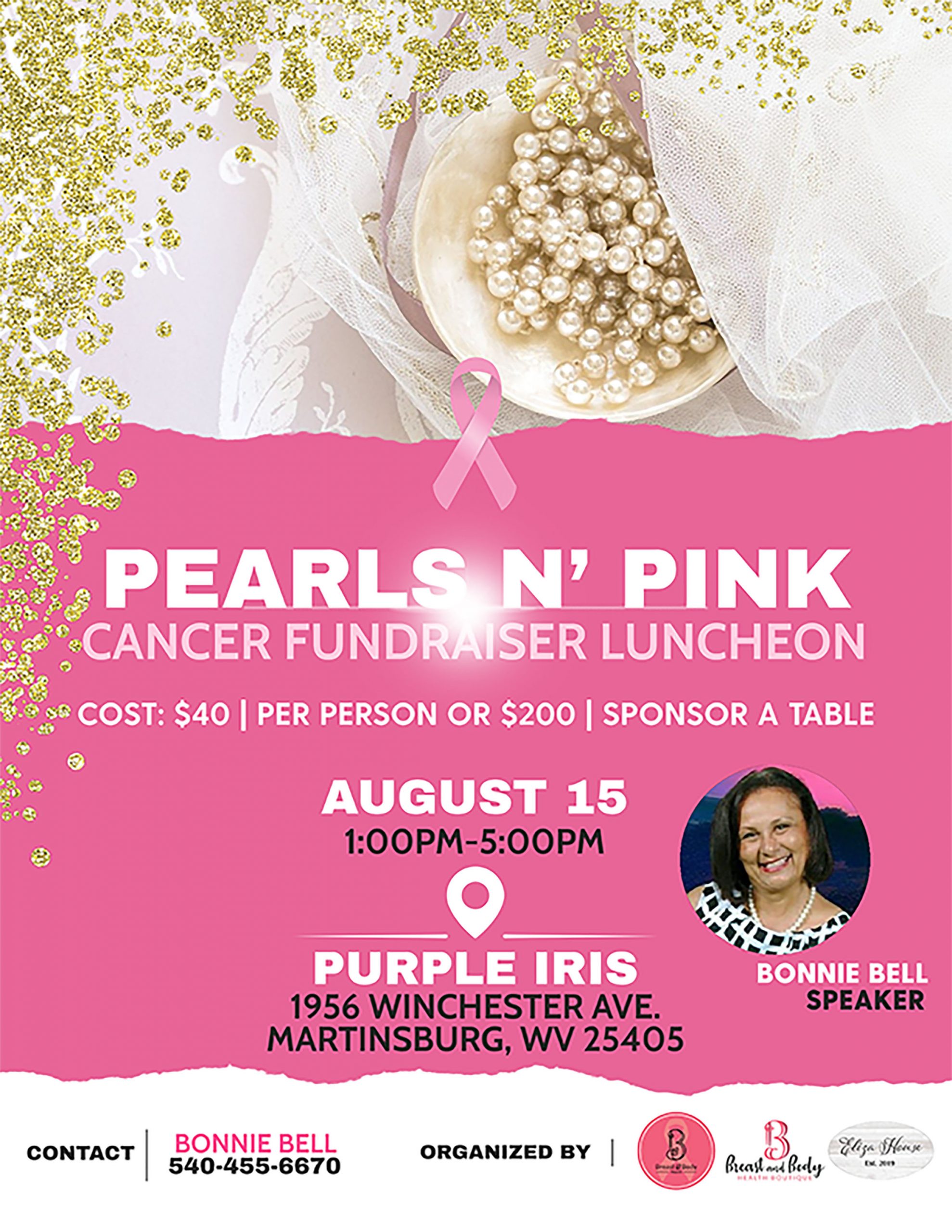 Pearls & Pink Flyer